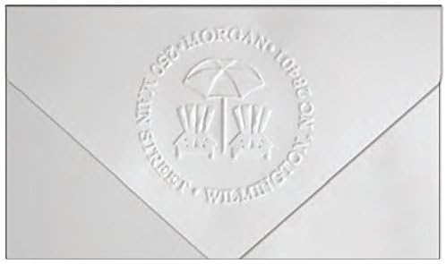 Shiny Custom Logo Embosser Insert - 2" Round Personalized Paper Embosser - Insert Only
