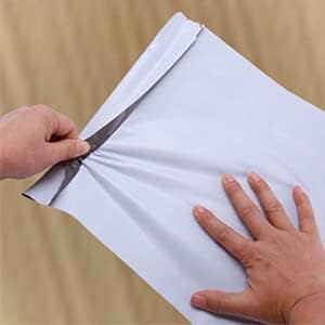 iMBAPrice 200-Pack Poly Mailers 12x15.5 Inch Mid Size #5 White Color Poly Mailing Envelopes Bags, Self Seal Adhesive Waterproof and Tear Proof (Total 200 Bags)