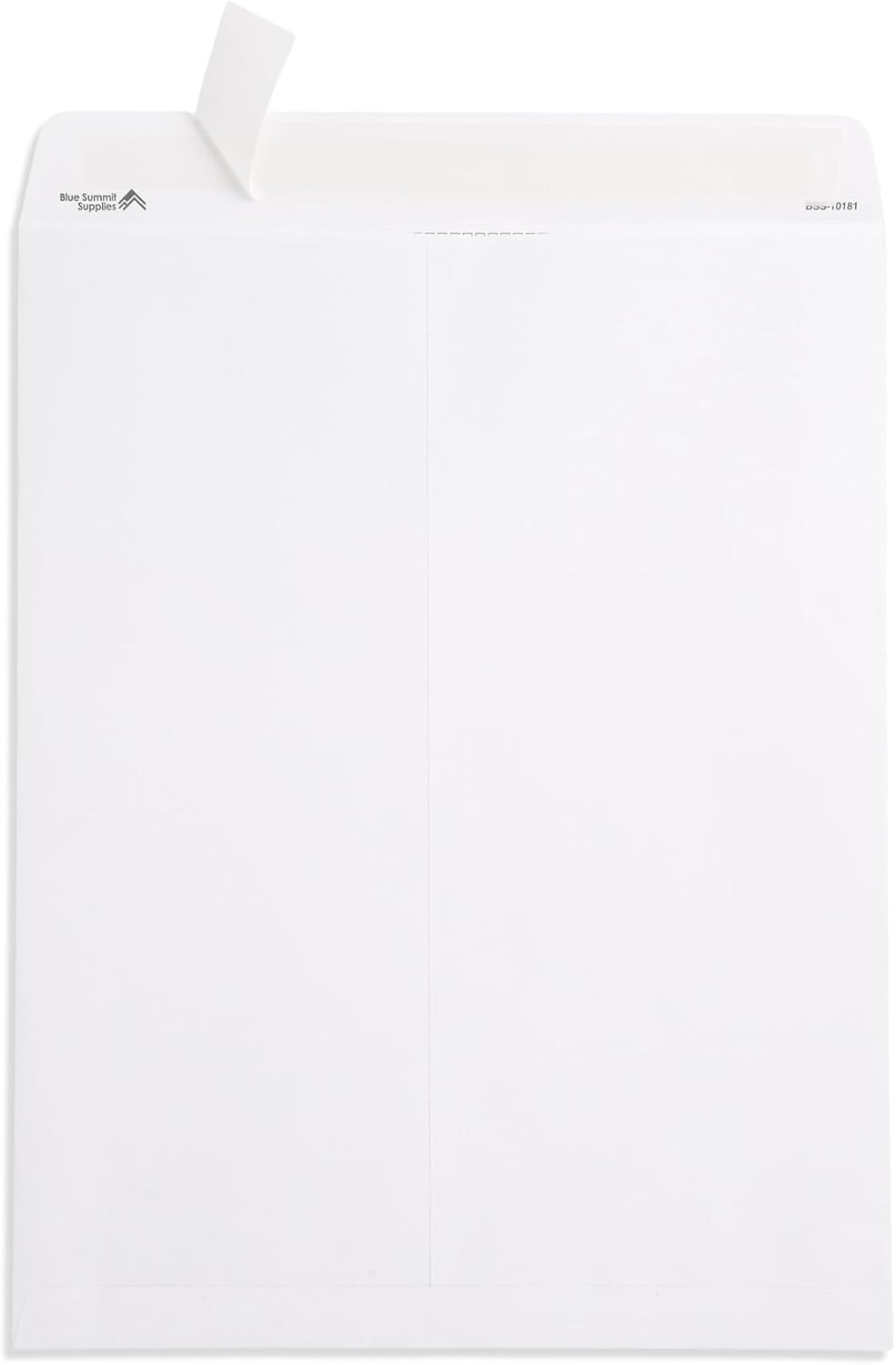 Blue Summit 50 Large Envelopes 12x15, Large Mailing Envelopes 12x15 for Documents, Self Seal 12x15.5, Thick 28lb Paper, 50 White Mailers