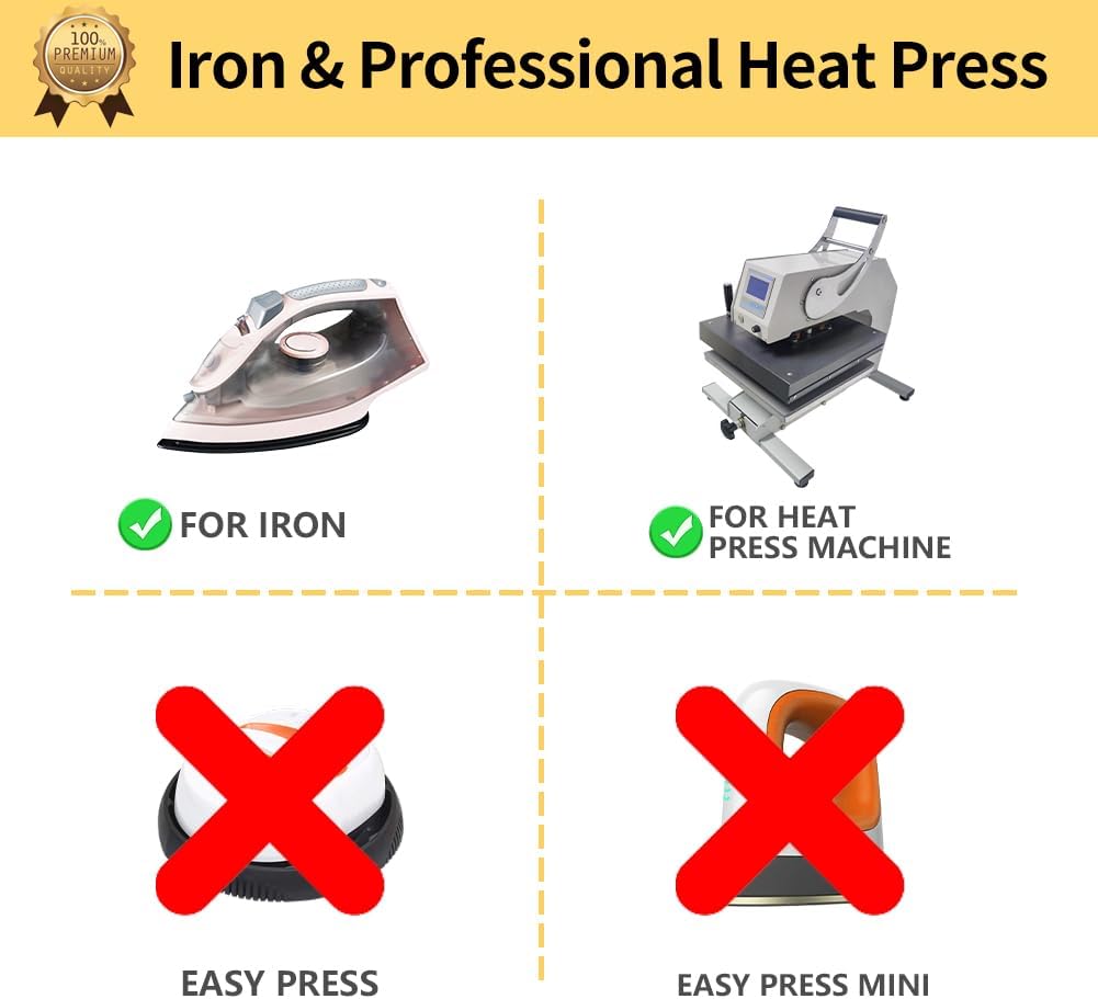 TransOurDream Iron on Heat Transfer Paper for Light Fabric (10 Sheets, 11x17") Iron-on Transfers Paper for Light T-Shirts Printable Heat Transfer Vinyl for Inkjet Printer (L1-1117-10)