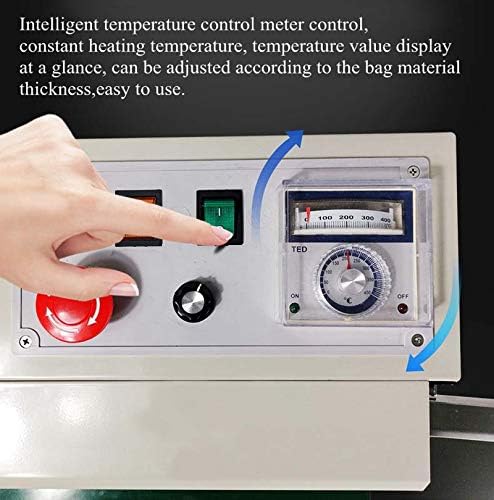 TECHTONGDA FR-880 Continuous Auto Sealing Machine Sealer Horizontal PVC Membrane Bag Film 110V
