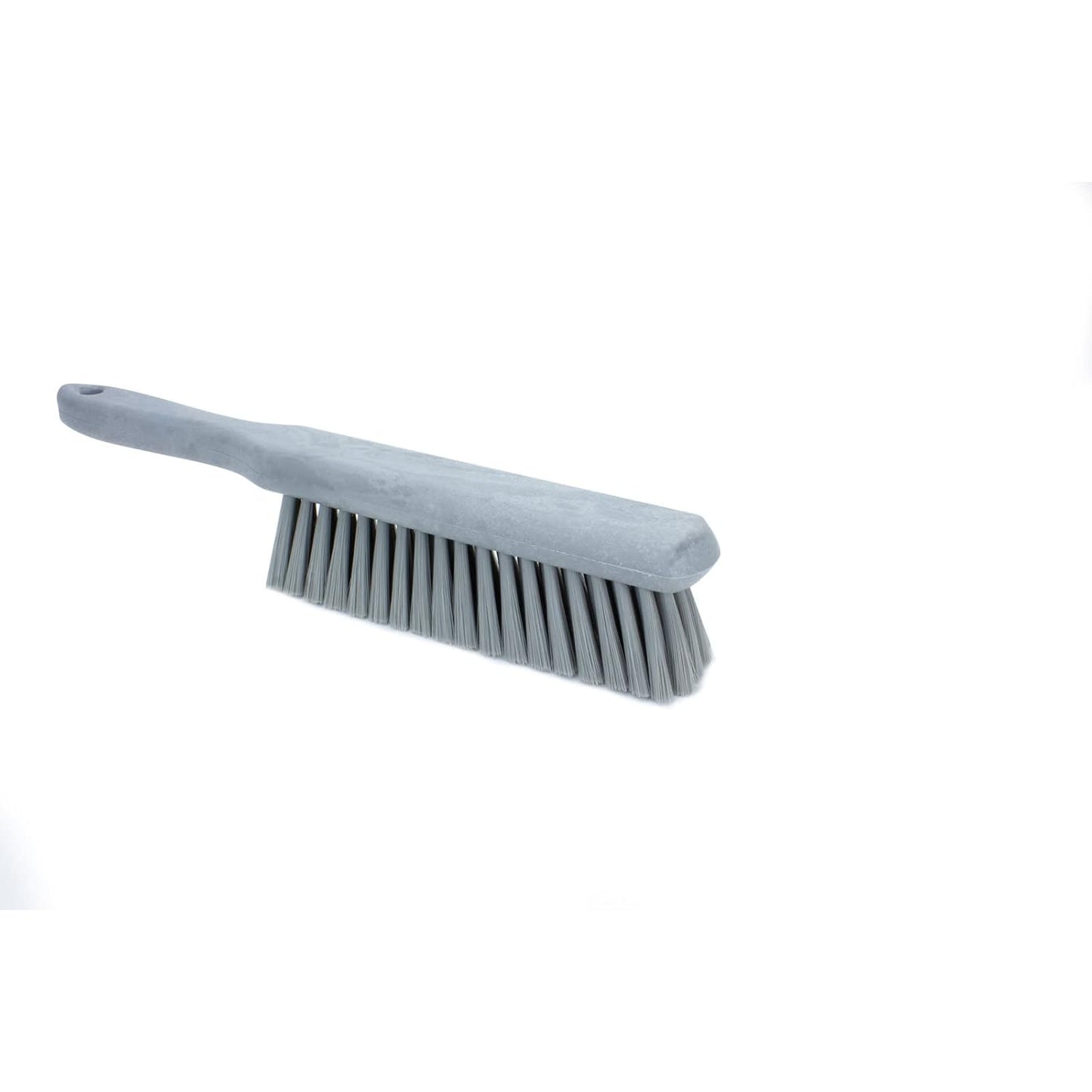 SPARTA Handheld Soft Counter Brush 8 Inch Bristle Span, Multi-Use Dust Brush with 5 Inch Handle for Tables, Countertops, and Delicate Surfaces, Polyester, Gray, (Pack of 6)