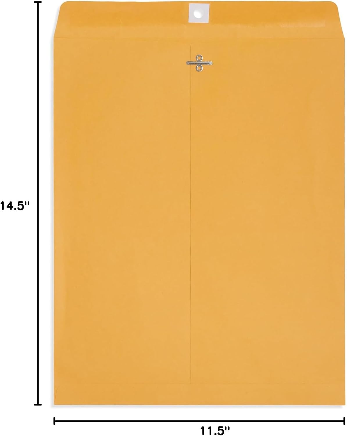 Blue Summit Clasp Manila Envelopes 11x14, 11.5 x 14.5-Inch, Brown Kraft, Gummed Seal, 100 Large 11x14 Envelopes for Mailing Photos and Documents, Manilla Color