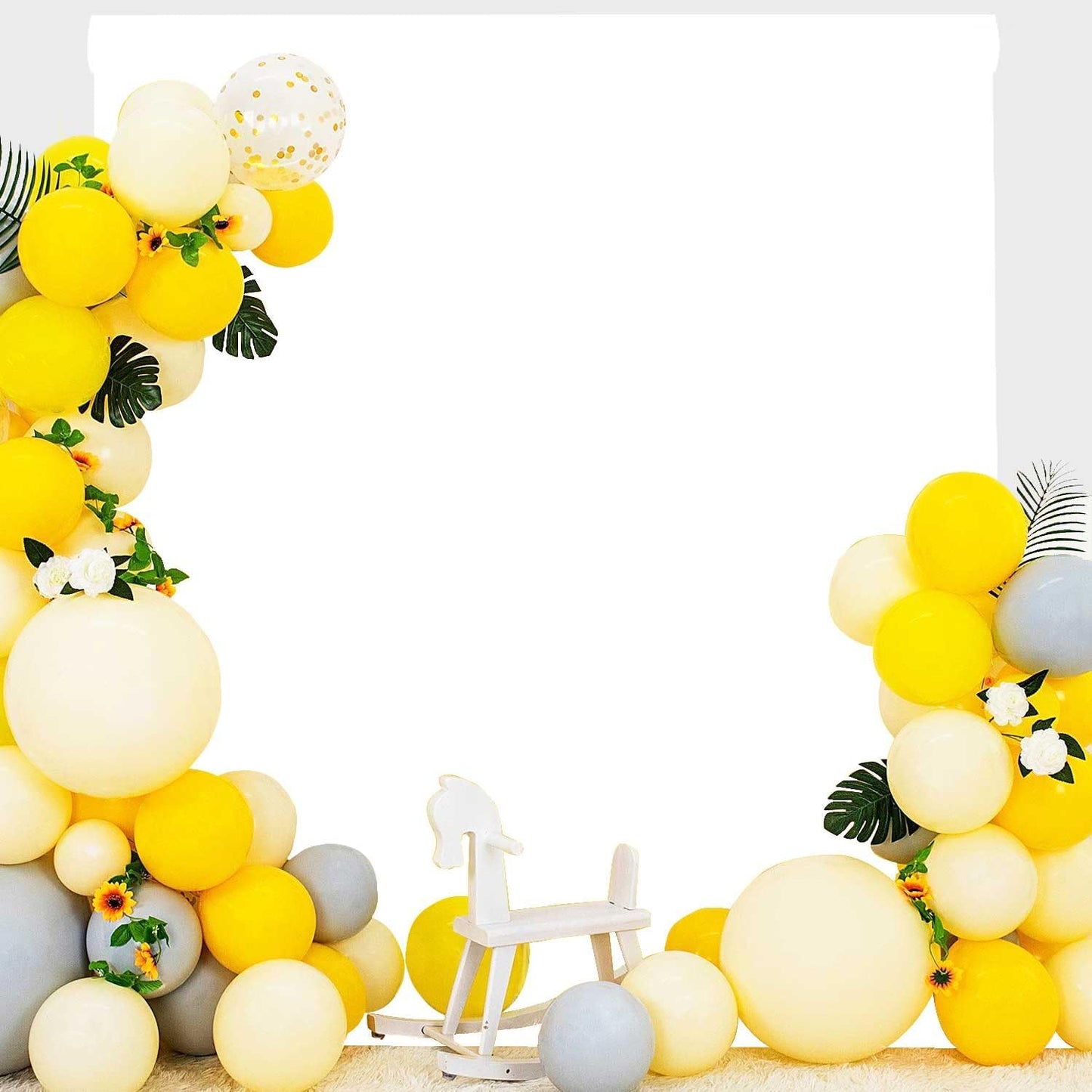 White Photo Backdrop for Photoshoot White Background for Photography Photo Backdrop Curtain for Party 10 x 10 FT