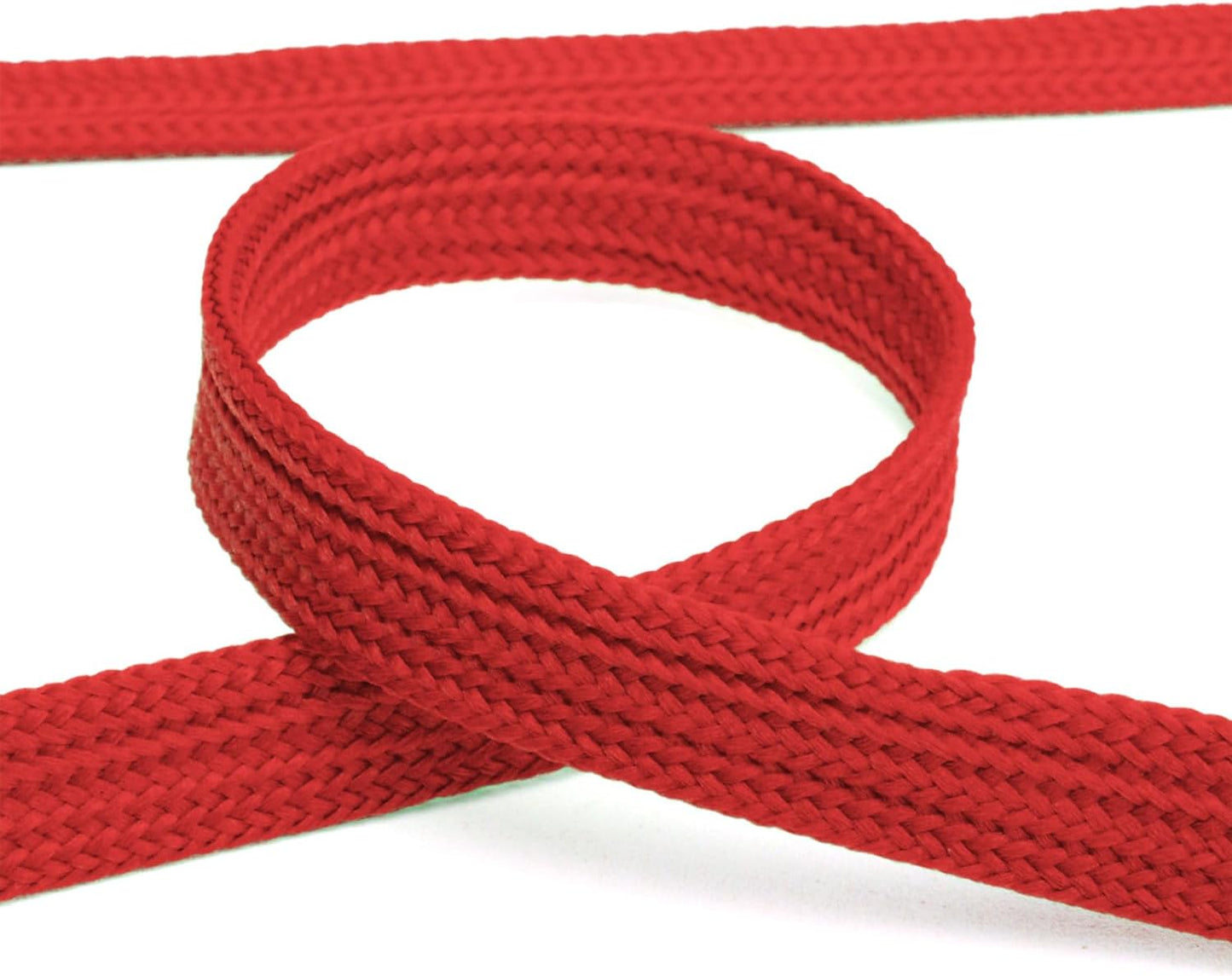 Lanyards 10 Pcs Bulk Lanyard for Id Badges Flat Lanyard with Badge Clip Swivel Hook (10, Red)