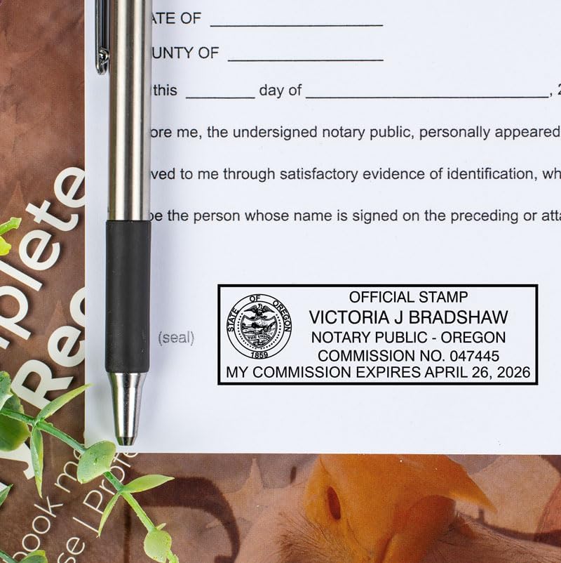 Virginia Rectangular Notary Stamp | Official State Notary Stamp | Official Seals | Meets State Specifications (Virginia, Rectangular Stamp)