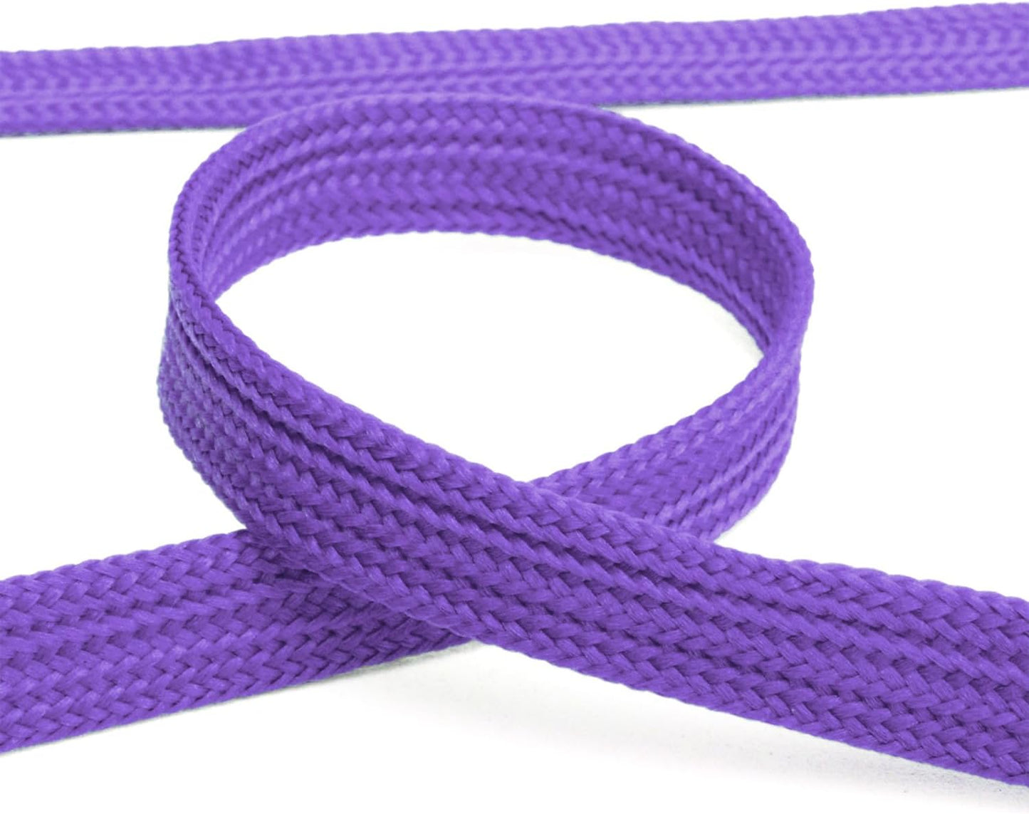 Purple Lanyards 50 Pcs Bulk Lanyard for Id Badges Flat Lanyard with Badge Clip Swivel Hook (50, Purple)