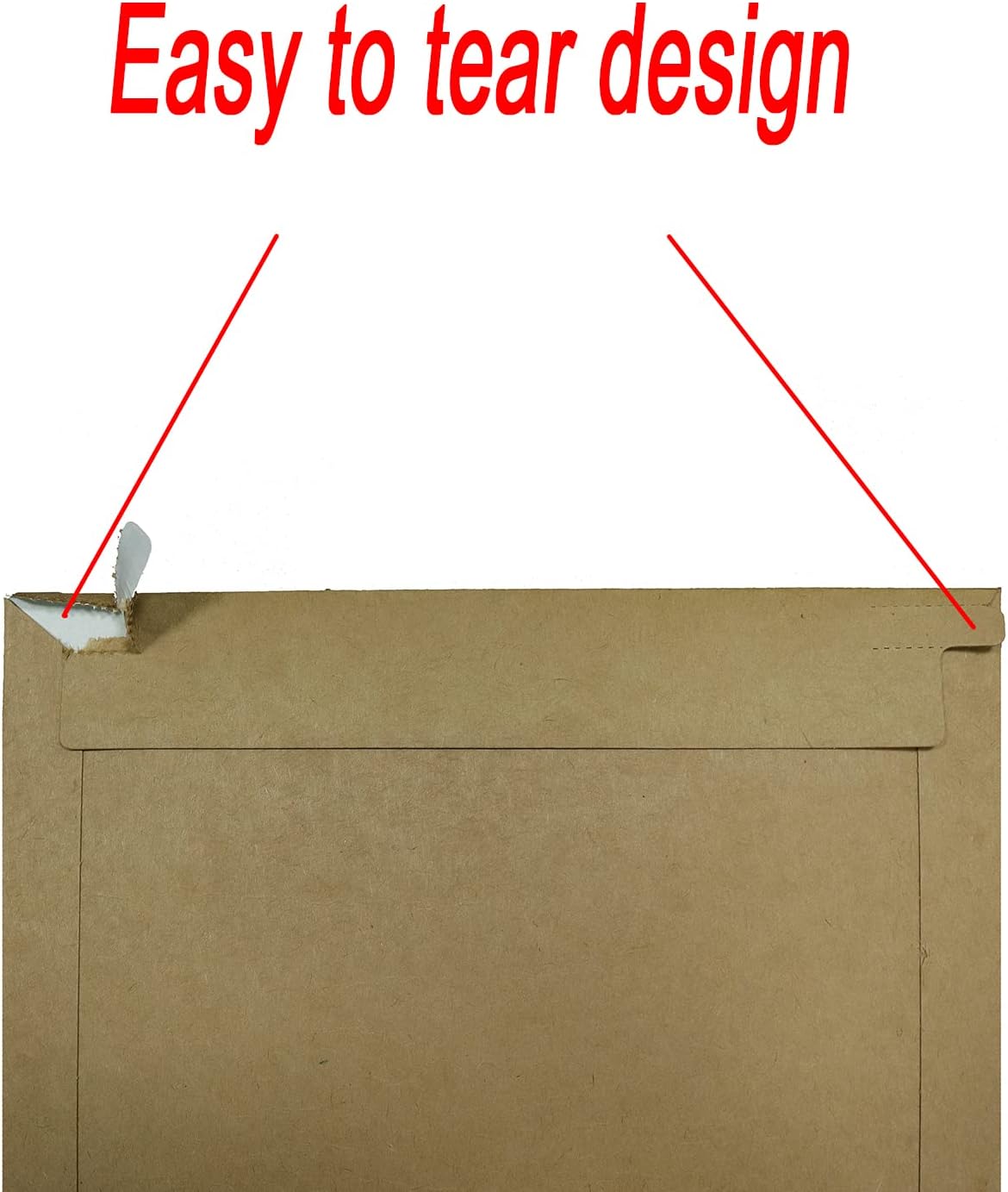Rigid Mailers 30 Pack 9.5 x 12.5 inches Brown Self Seal Stay Flat Bulk Cardboard Kraft No Bend Mailers Peel and Seal for Document Photos Pictures Papers Files CD