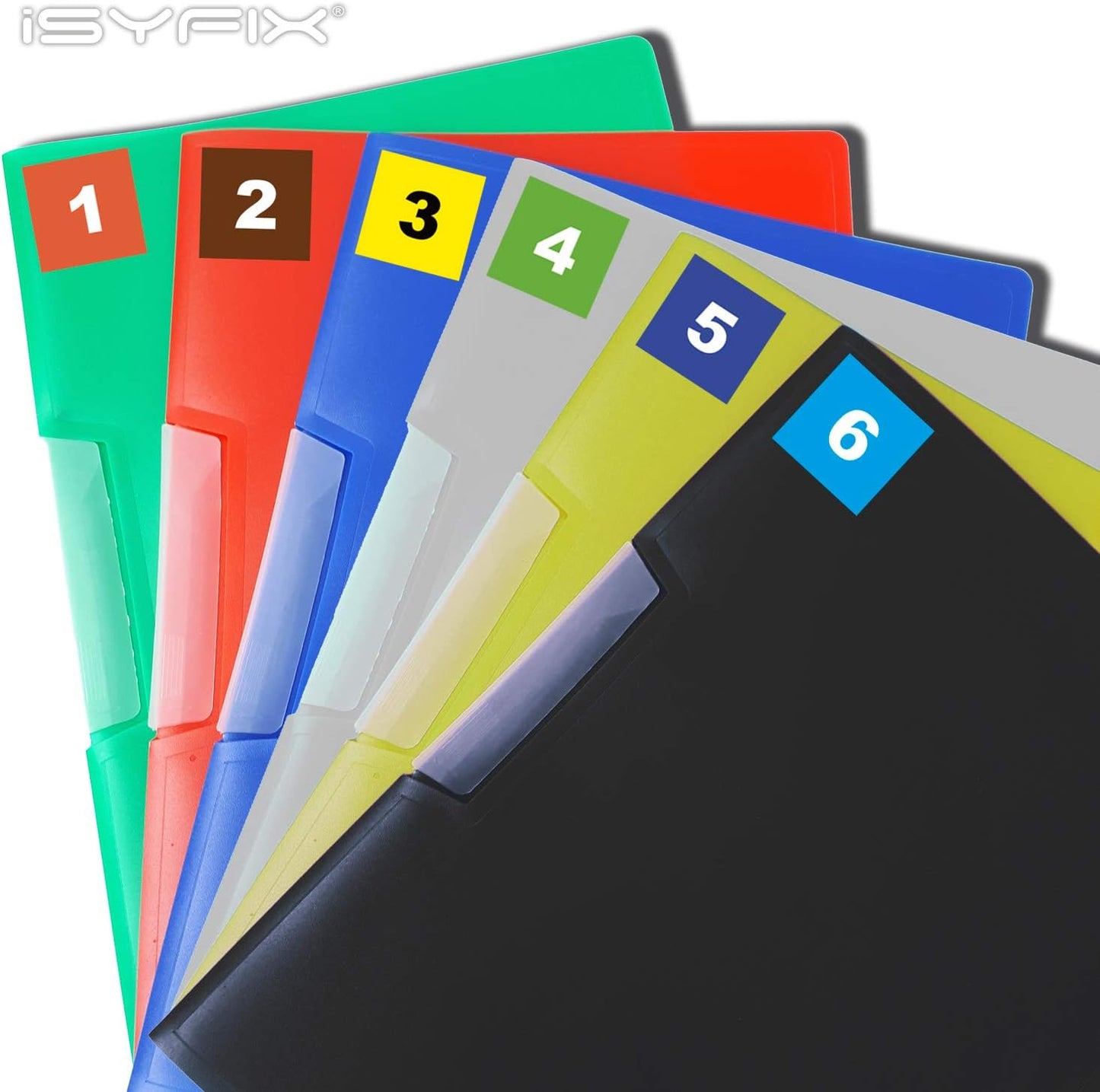iSYFIX Multicolor Consecutive Number Stickers – 1 to 100, 1-inch, 1 Set – Vinyl Self Adhesive Premium Decal, Ideal for Inventory, Storage, Organizing, Boxes, Toolbox, Lockers & More, Indoor/Outdoor