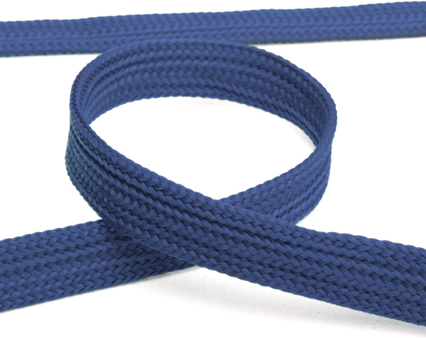 Navy Blue Lanyards 50 Pcs Bulk Lanyard for Id Badges Flat Lanyard with Badge Clip Swivel Hook (50, Navy Blue)