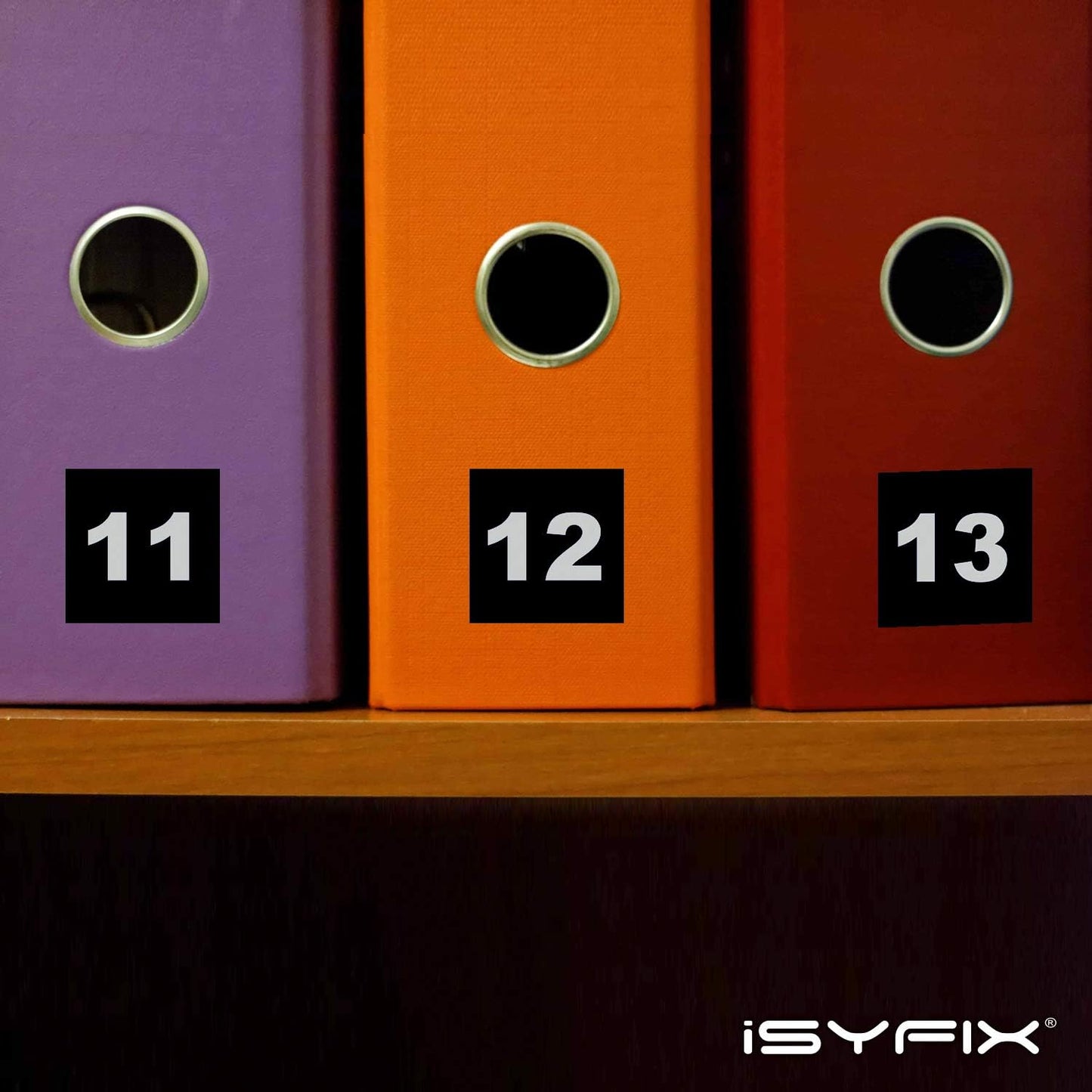 iSYFIX Black Consecutive Number Stickers – 1 to 100, 1-inch, 1 Set – Vinyl Self Adhesive Premium Decal, Ideal for Inventory, Storage, Organizing, Boxes, Bins, Toolbox, Lockers & More, Indoor/Outdoor