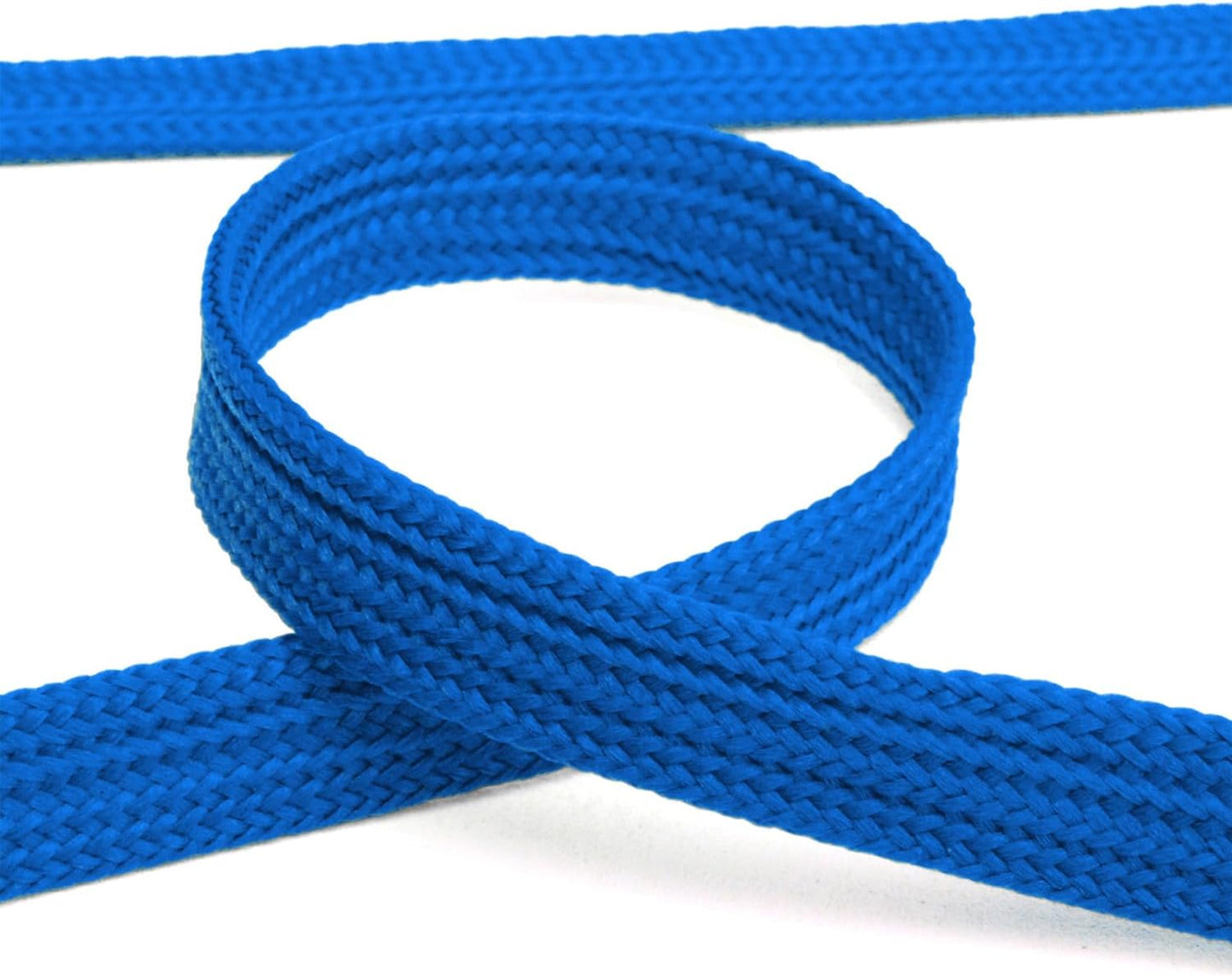 Lanyards 10 Pcs Bulk Lanyard for Id Badges Flat Lanyard with Badge Clip Swivel Hook (10, Blue)
