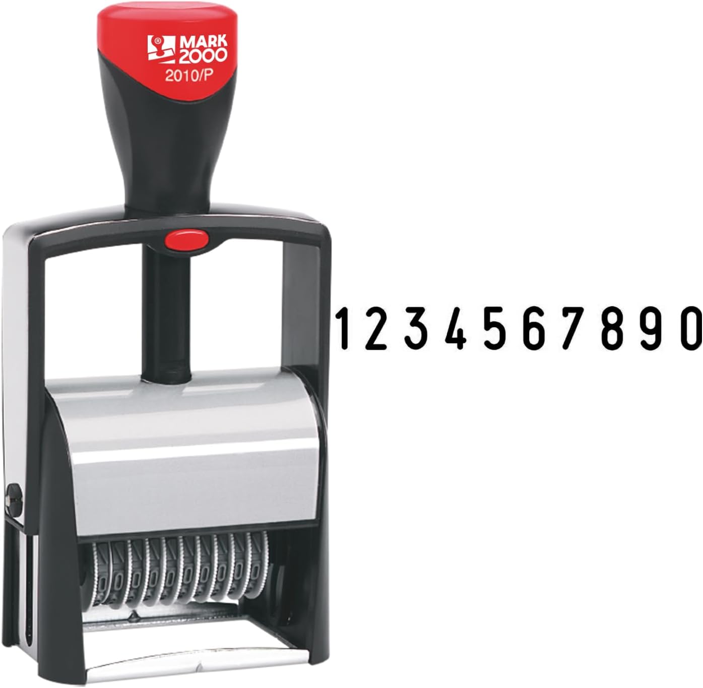 Mark 2000-2010 Self-Inking 10 Band Number Stamp - Black Color