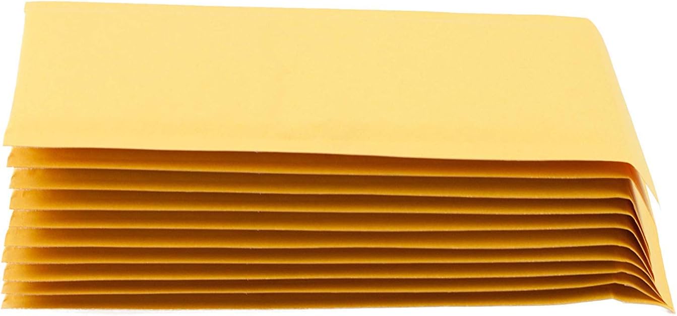 PackageZoom #4 9.5 x 14.5 Padded Envelopes Kraft Bubble Mailer Shipping Envelopes 100 Pack