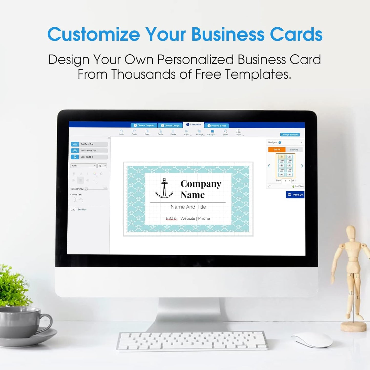 MaxGear Business Cards Printable Business Cards, Compatible with Laser & Inkjet Printer, Double-sided Printing, Heavyweight, Matte White Paper, Smooth Edge, 10 Cards/Sheet, 500 Cards, 3.5" x 2" (8871)