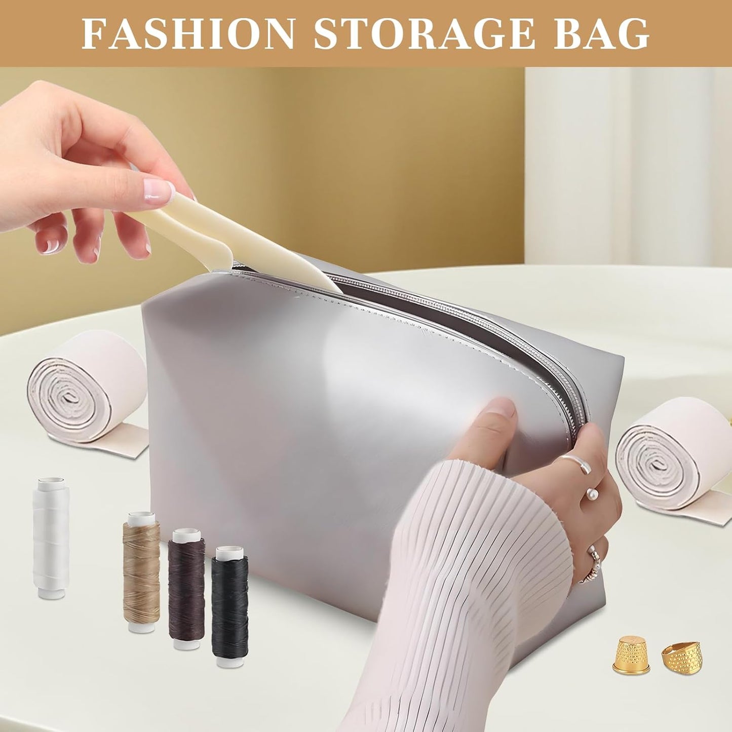 43 Pcs Book Binding Kits, Bookbinding Supplies, Book Press, Flower Press, Comes with a Wooden Stapler and Binding Kit, Suitable for Beginners to Press or Embossing Materials