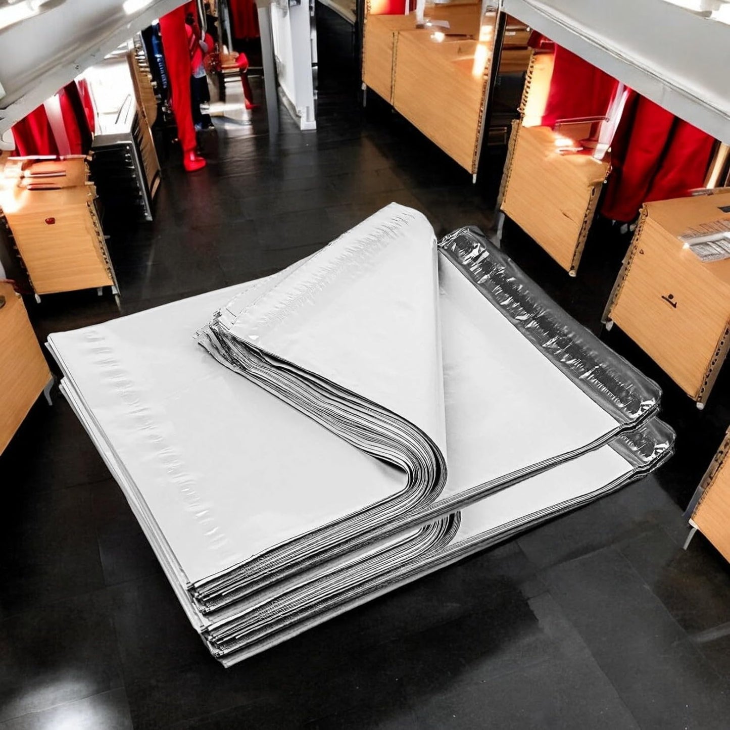 iMBAPrice 200 9x12 White Poly MAILERS ENVELOPES Bags 9 x 12