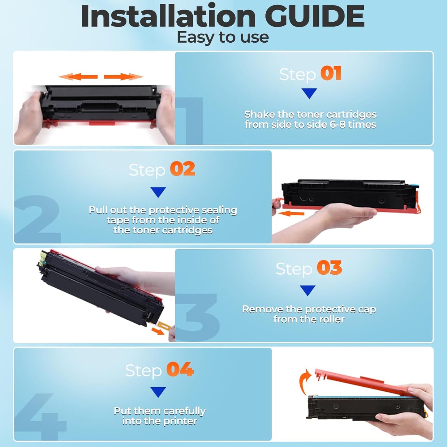 206X Toner cartridges Black for Color Laser Jet Pro MFP M283fdw M283cdw M255dw M255nw M283fdn M282nw