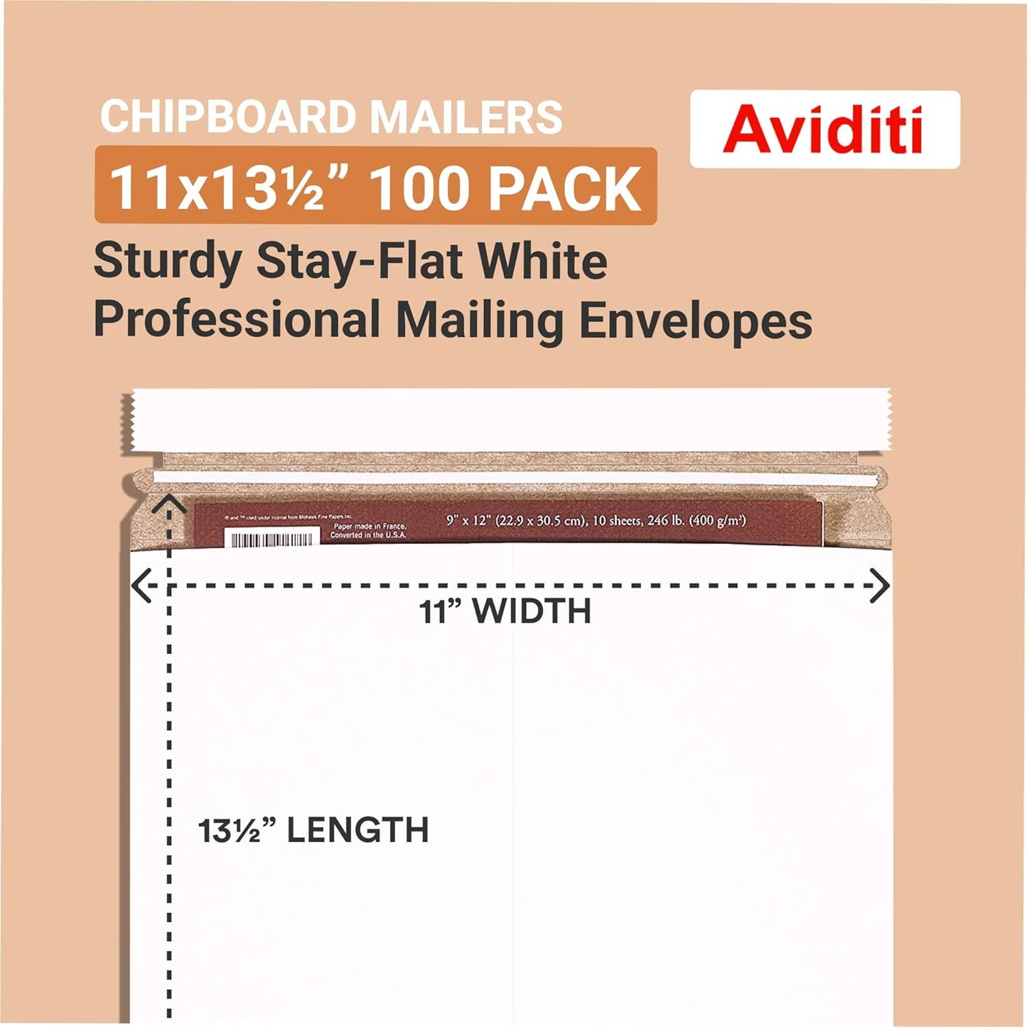 BOX USA StayFlat Mailer & Shipping Mailers