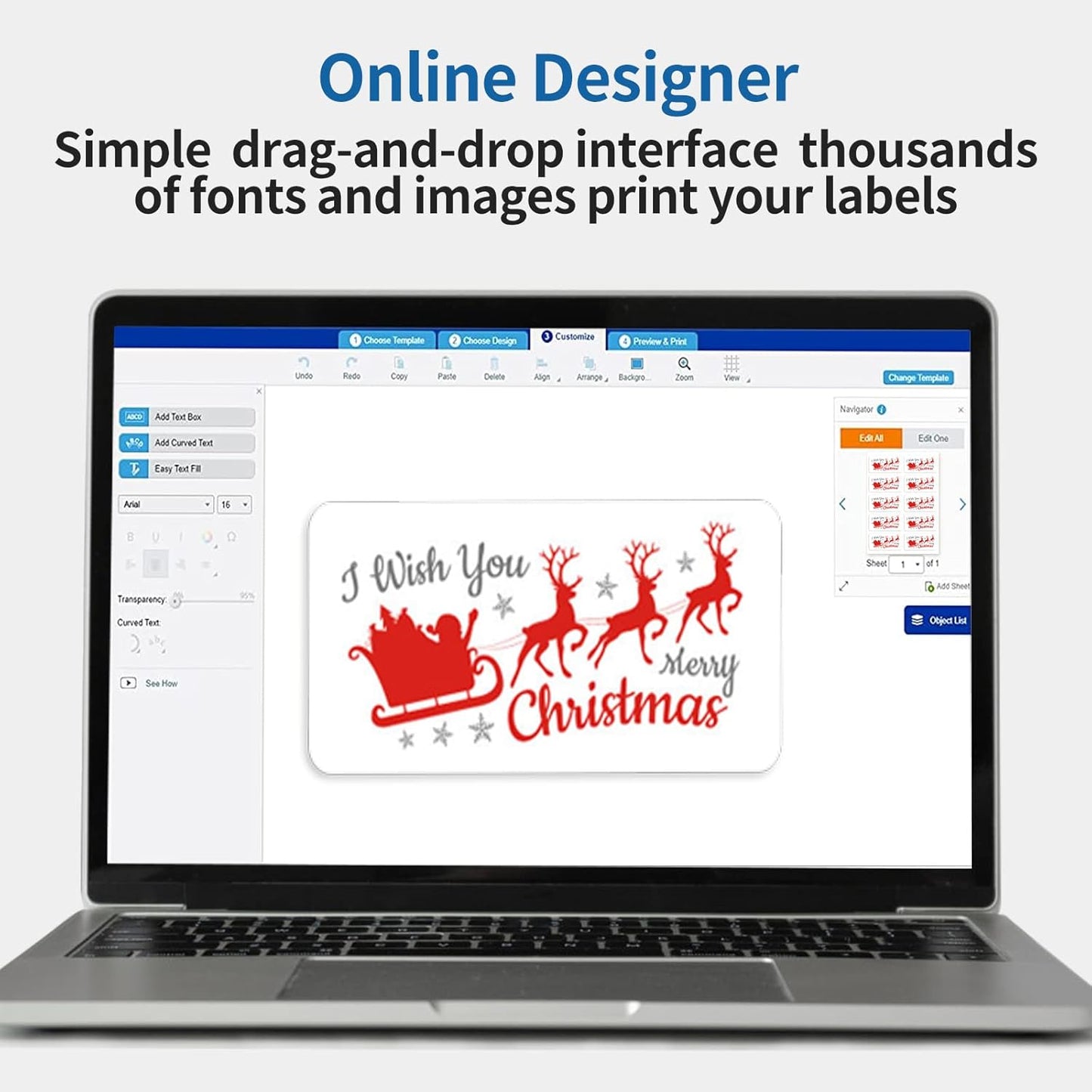 2” x 4” Shipping Address Labels 300 Labels, BESTIKER Printable Labels for Laser Inkjet Printers,White Sticker Labels Permanent Adhesive Mailing Labels for Packages(10 Labels/Sheet,30 Sheets)
