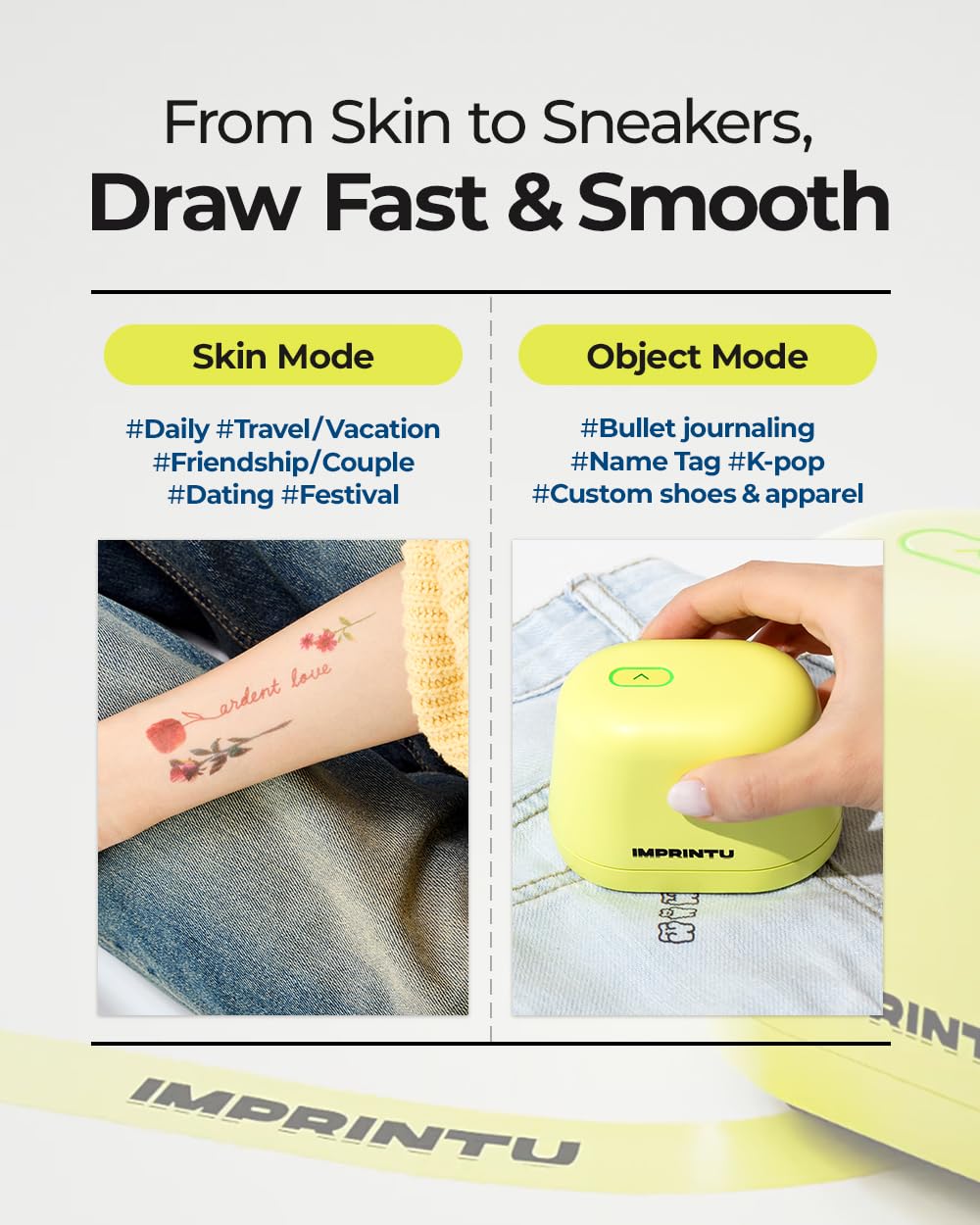 Powder Primer – Smudge-Proof Base for Clear Temporary Tattoos, Skin-Friendly Vegan Powder Formula, Suitable for All Skin Types and Tones, Easy to Use & Wash Off
