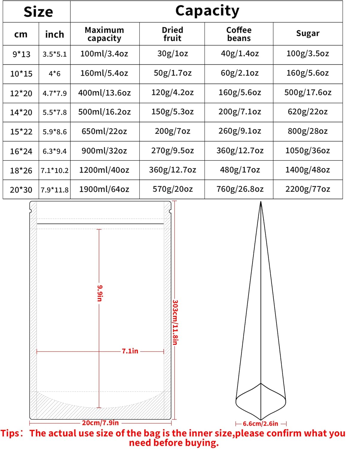 FireKylin 100 Pack Smell Proof Bags 7.9" x 11.8", Resealable Bags with Matte Window, Foil Pouch Stand Up Sealable Bags for Packaging(Blue)