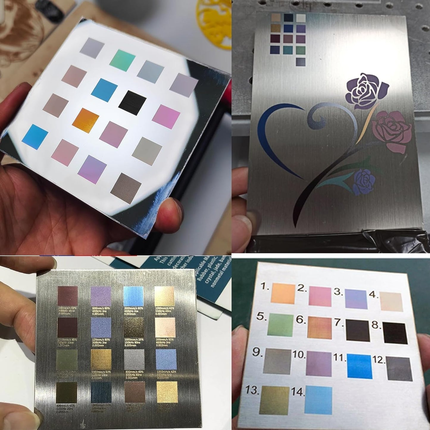 B4 30W JPT Mopa Fiber Laser Engraving Machine with Rotary Axis,Support Lightburn Laser Engraver with 2Lens,2in1 Desktop Handheld Color Marking Machine for Stainless Steel,Ring,Tumbler