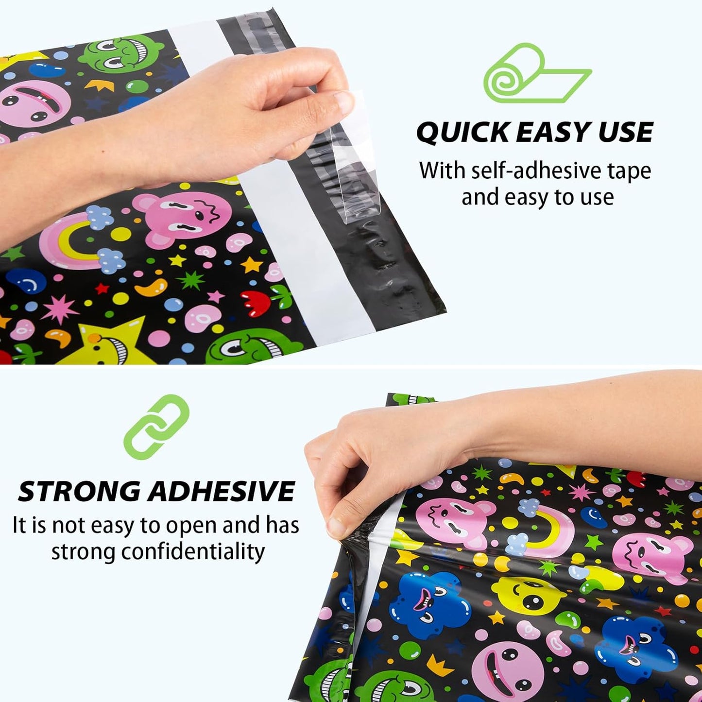 Oududianzi Poly Mailers 10x13, 100PCS Shipping Bags, Mailing Bags, Packaging Bags, Mailers Poly Bags for Shipping, Polymailer 10x13, Polymailers Packaging Bags for Small Bussiness