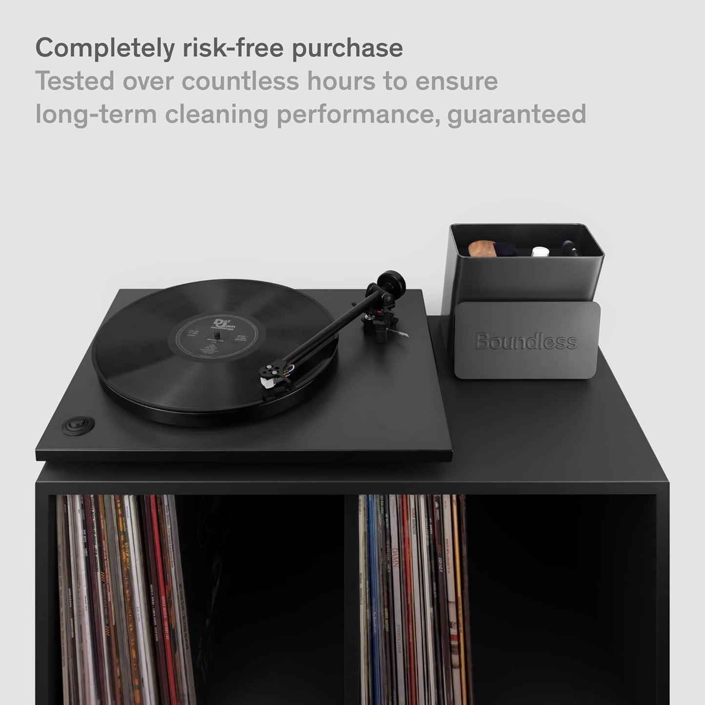 Vinyl Record Cleaning Kit - 8-in-1 Vinyl Cleaner Kit Includes Carbon Fiber & Velvet Record Brushes, Stylus Brush, Cleaning Solution, Microfiber Cloths & Metal Case