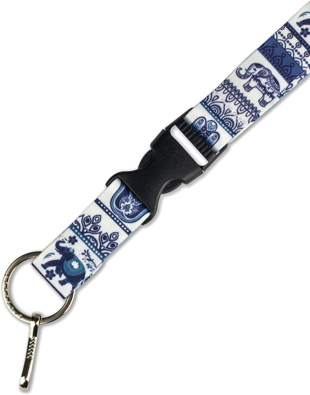 Limeloot Lanyard for Keys, ID Badge, Accessories | Neck Lanyard for Men and Women with Quick Release Buckle and Flat Ring