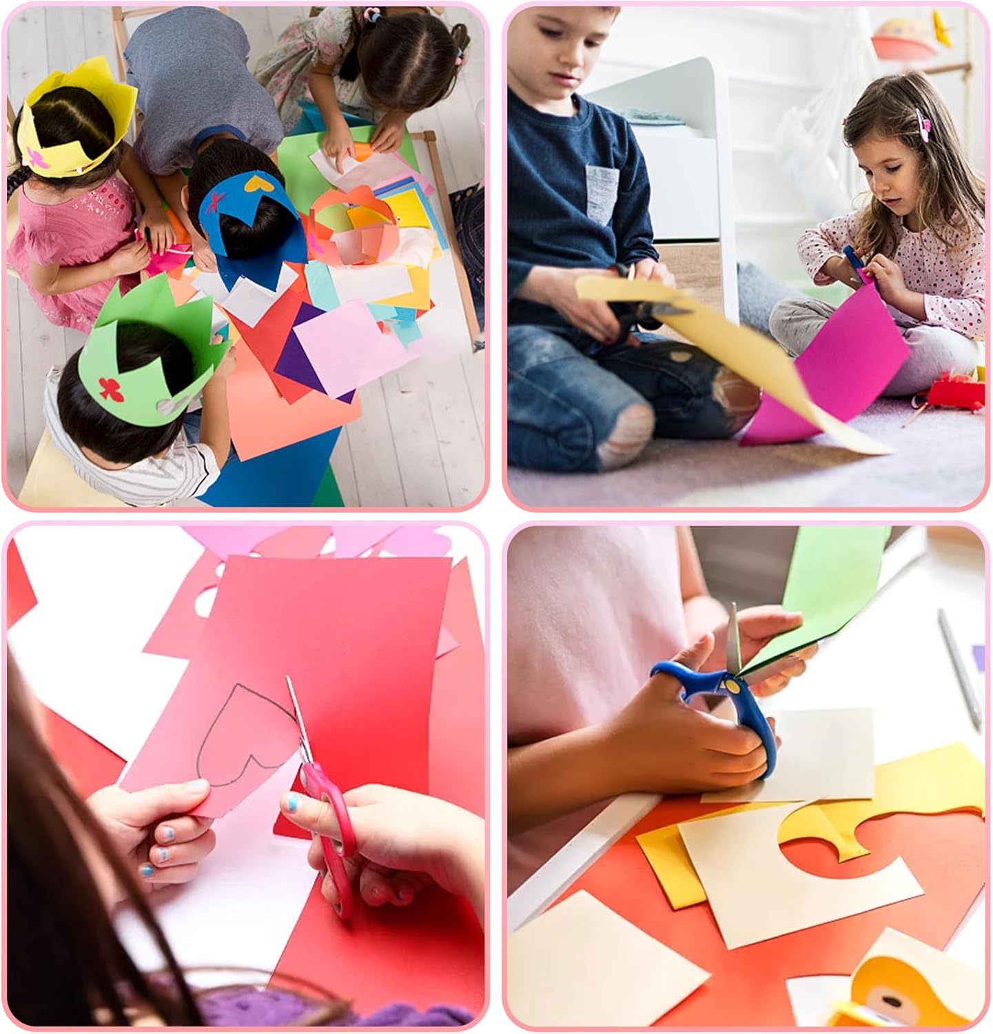 VinTS 50 Pcs Colored Poster Boards,11.7x16.5 Inches 10 Assorted Color Poster Board Paper 220g Bright Poster Board Bulk for Back to School Arts, Classroom Crafts, Exhibits and Notices