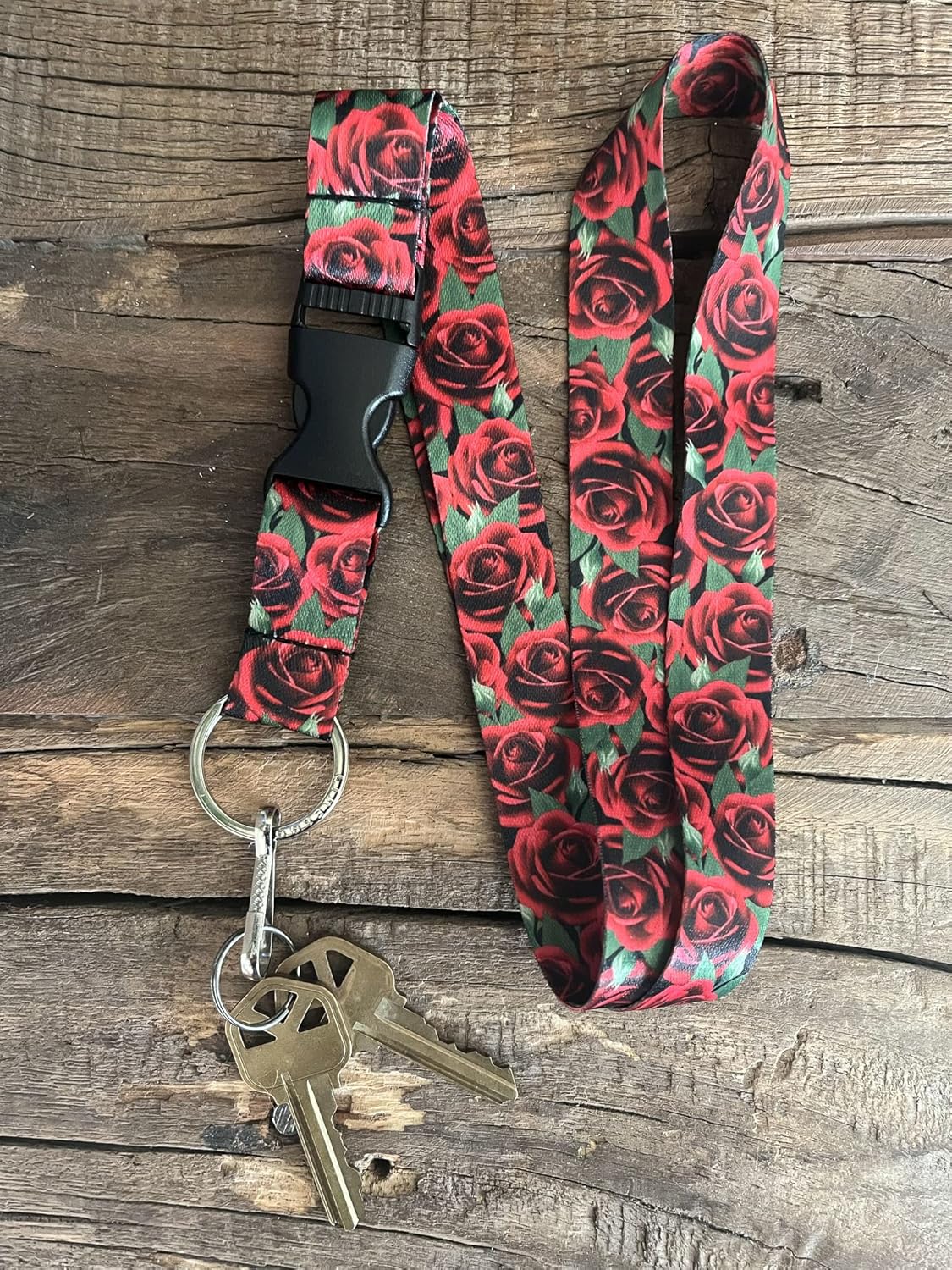 Limeloot Lanyard for Keys, ID Badge, Accessories | Neck Lanyard for Men and Women with Quick Release Buckle and Flat Ring