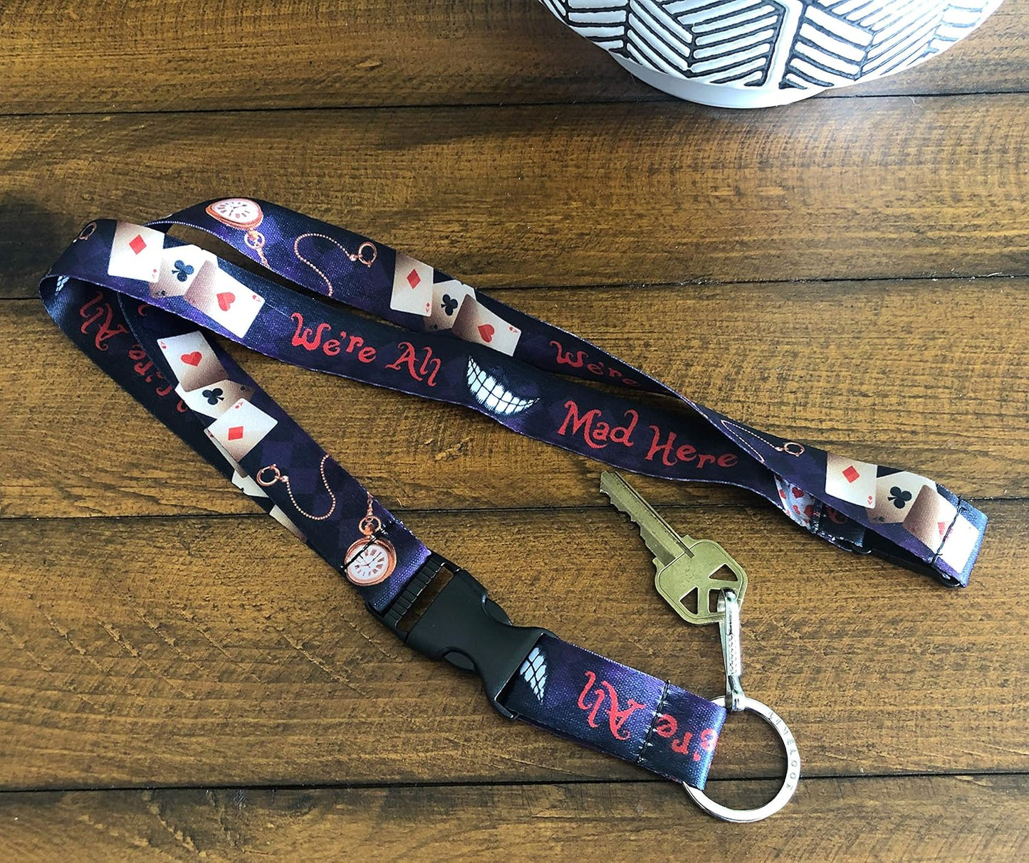 Limeloot Lanyard for Keys, ID Badge, Accessories | Neck Lanyard for Men and Women with Quick Release Buckle and Flat Ring