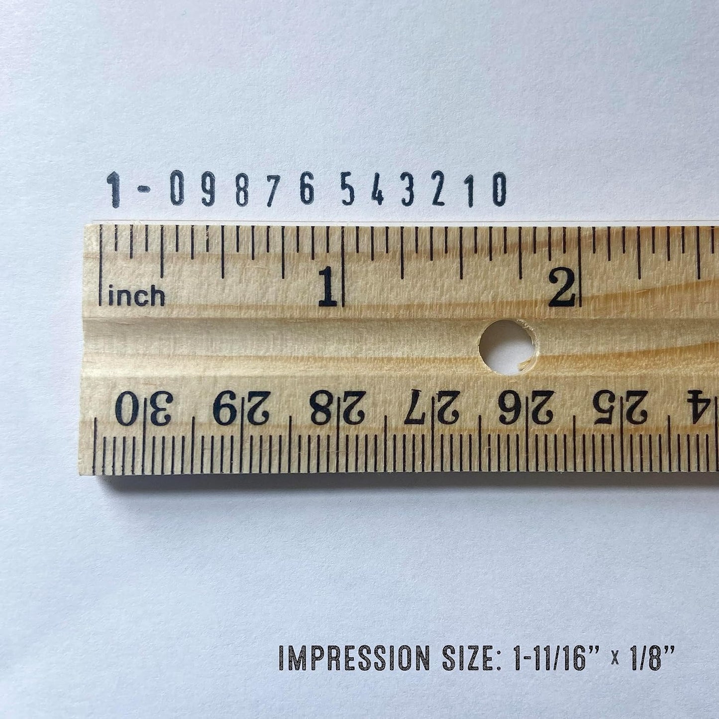 Trodat Printy 48313 Numerals, 13 Characters Font Height, 3.8 mm, Black