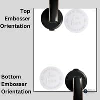 Book Embosser Personalized Teacher Stamp | Custom Ex Libris This Belongs to from The Library of | Classroom Kids School Label Reading Gift Tool | Wood Handle Self-Inking 1.6"