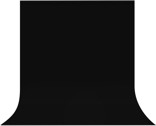 Black Backdrop Background,10 X 20 FT Large Photography Backdrop Photo Background Screen for Photography Photo Booth Backdrops for Photoshoot Background Screen Parties Curtain