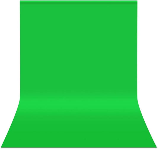 Green Screen Backdrop 10 x 20 ft, Photography Greenscreen Background for Streaming, 3 x 6M Photo Studio 100% Pure Polyester Collapsible Green Backdrop Background for Video Recording