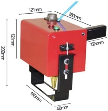 Pneumatic Portable Dot Peen Marking Engraving Machine for VIN Code Number Metal (Pneumatic - 80 * 20mm - A)