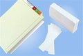 White Insert Labels for End Tab Chart Folders 3" x 1-1/2" Blank Writable Filing by DoctorStuff
