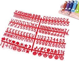 Counter/Wall Message Board Sign with Interchangeable Letters