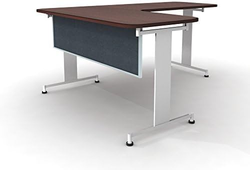 OBEX Acoustic Table Mounted Modesty Desk Privacy & Sound Absorbing Panel for Office Cubicles, 12" x 48", Twilight