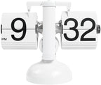 mooas Flip Desk Clock, Retro Vintage Design Auto Flip Clock Desk Clock Table by mooas