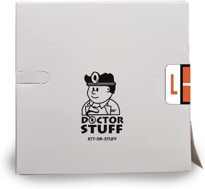 Doctor Stuff - File Folder Labels, Alphabet Letter L, Compatible with Smead BCCR/BCCS - TPAM Series, Orange, 1" x 1-1/4", 500/Roll