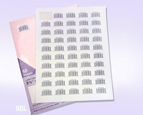 NextDayLabels – 1.5" x 1" Rectangular Sticker Labels for Printer - White Laser/Inkjet Printer Labels Return Address Labels Shipping Label Stickers (250 Sheets, 50 Per Sheet, 12500 Labels)