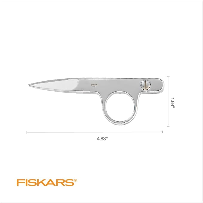 Gingher 4.5" Spring-Action Knife-Edge Thread Nippers, Stainless Steel Shears - Image 6