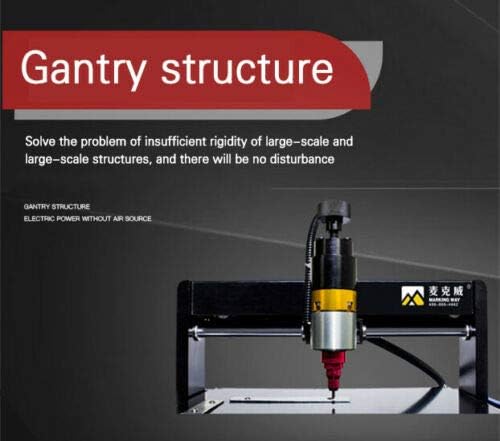 Electric Metal Marking Machine,Desktop Jewelry Engraving Machine Tools,Dot Peen Marking Machine for Metal or Hard Plastic Signs 50mm/s 110V 400W (A-1)