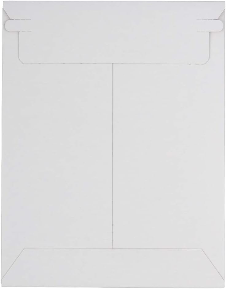 JAM Paper Recycled Photo Mailer Envelopes - 7" x 9" - White - 6/pack