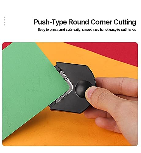 Rayson CRP4MMBK-US Corner Rounder Punch, 4mm Corner Cutter Tool, Black