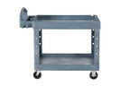 Rubbermaid Commercial Products BRUTE Heavy Duty 2-Shelf Utility/Service Cart - Image 3