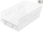Akro-Mils 30130 Plastic Shelf Bins, Heavy Duty Storage Bins by Akro-Mils
